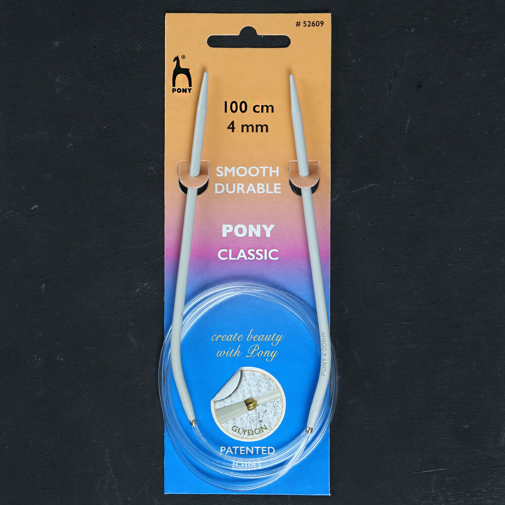 Pony 4 mm 100 cm Glydon Bağlantılı Alüminyum Misinalı Şiş - 52609